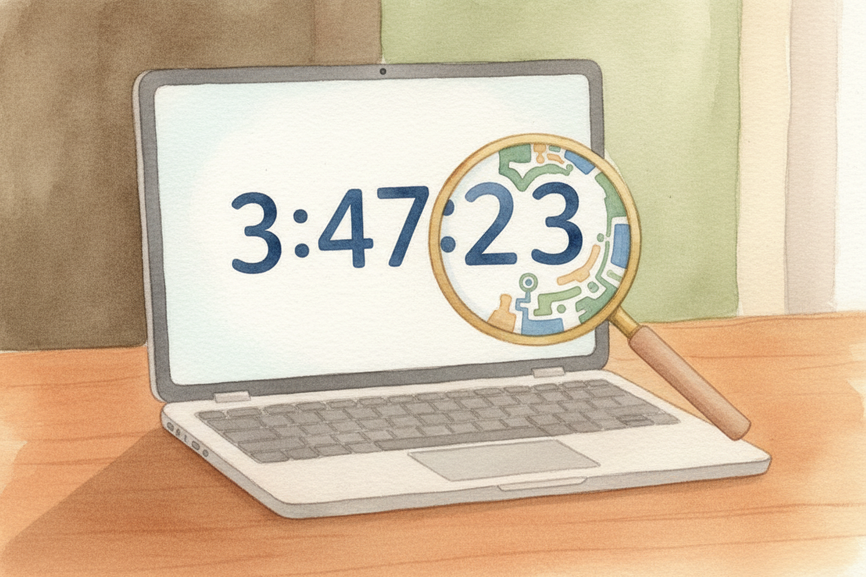 Your computer knows it's 3:47 and 23 seconds. Not 3:47 and 22 seconds, not 3:47 and 24 seconds — exactly 23. ~~How does 