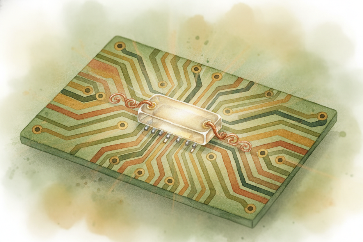 Inside every digital clock is a tiny piece of crystal—usually ++quartz++, the same stuff in some rocks and sand. This cr