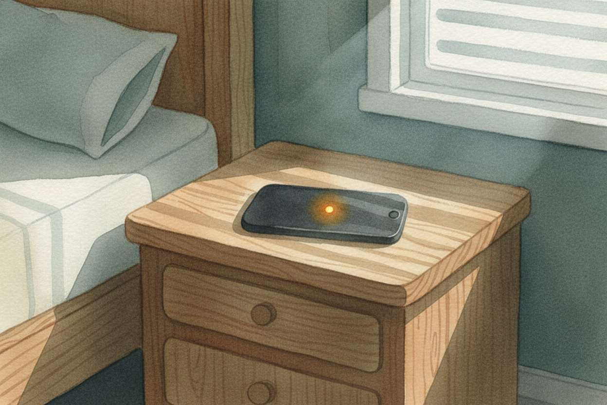 ~~The chip never stops counting.~~ _Even when your phone screen goes dark to save battery_, the clock chip keeps listeni