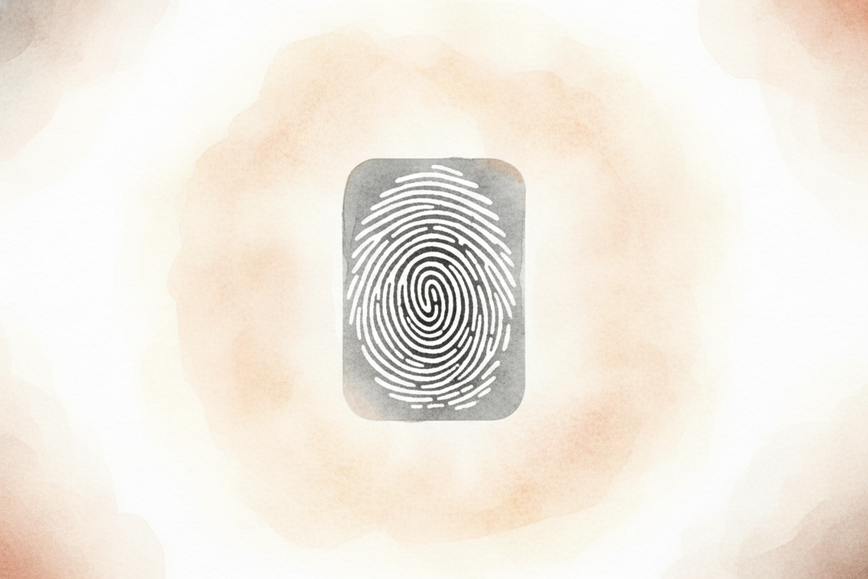 Either way, the sensor grabs a **black-and-white map**: ~~ridges show up bright, valleys show up dark~~. It's like _trac