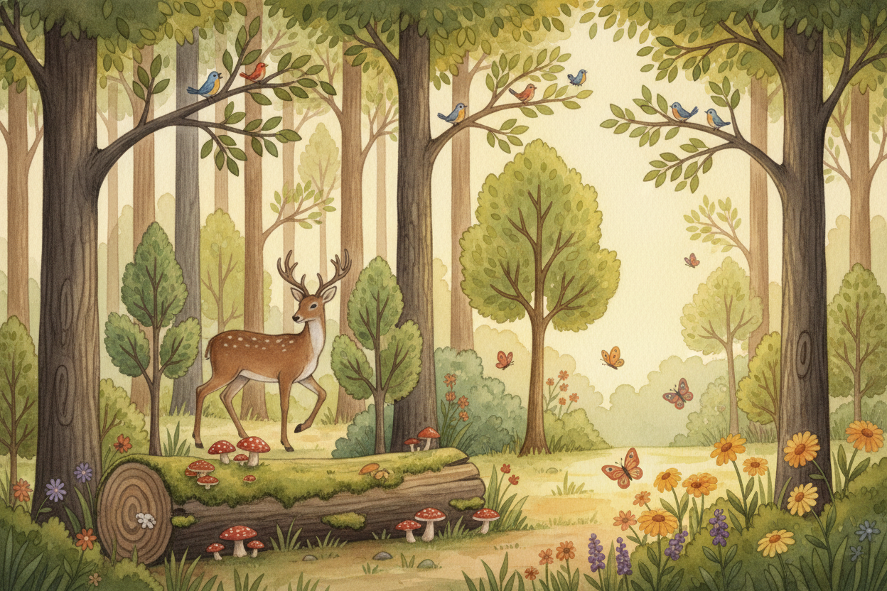 The forest that grows back isn't identical to the one that burned — it's **younger, denser, sometimes a different mix of