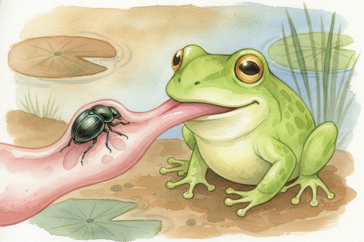 ~~Here's the sneaky part.~~ The tongue isn't stiff — it's incredibly soft and squishy, **softer than a marshmallow**. Wh