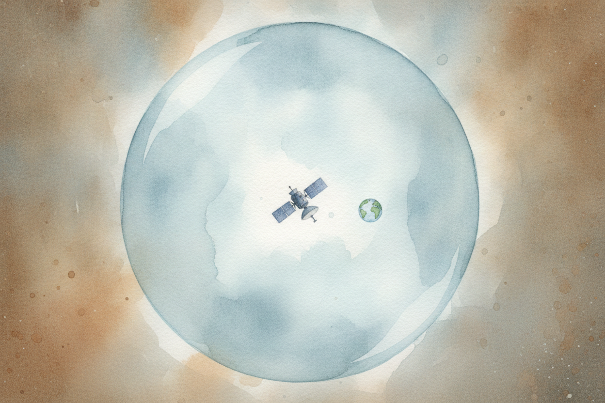 ~~But knowing your distance from one satellite isn't enough.~~ "You are 21,000 kilometers from me" only tells you that y