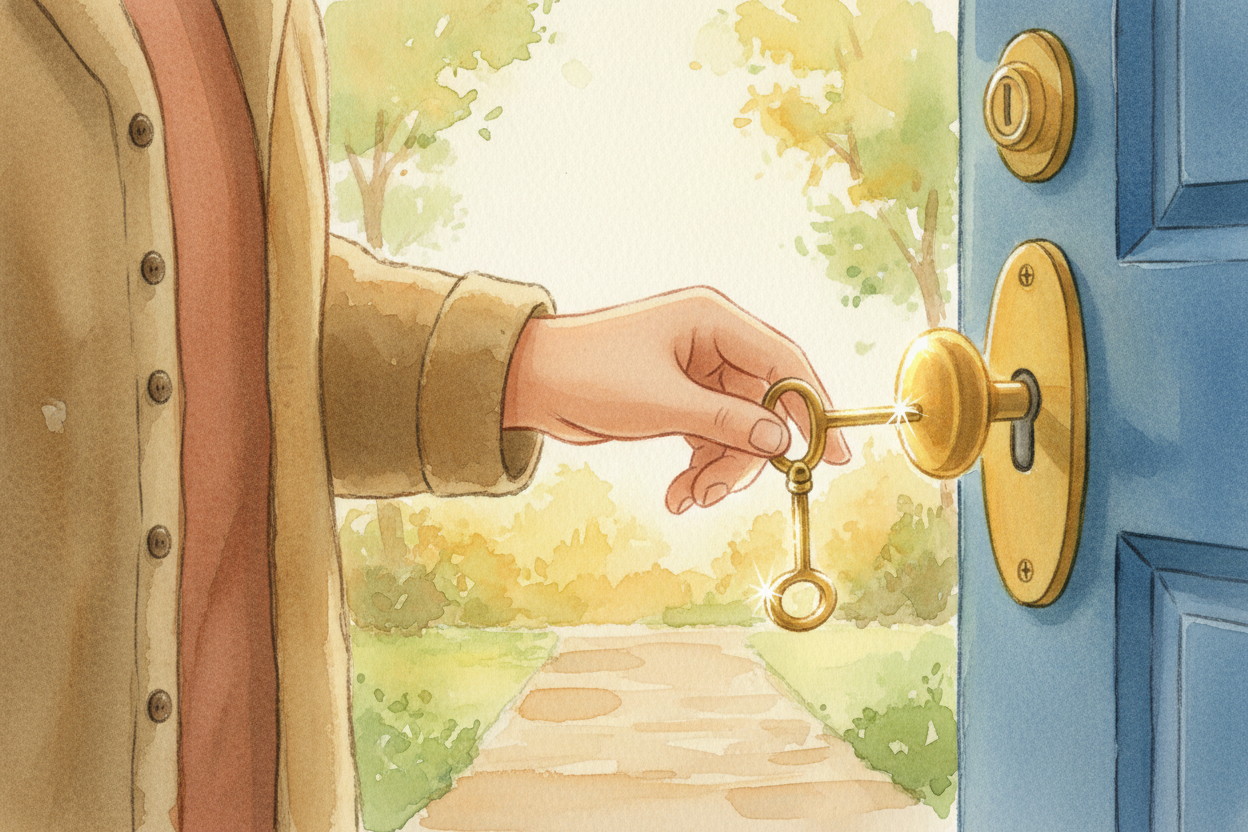 You slide the new key into your front door that evening, and it turns smoothly. The pins inside the lock rise and fall t
