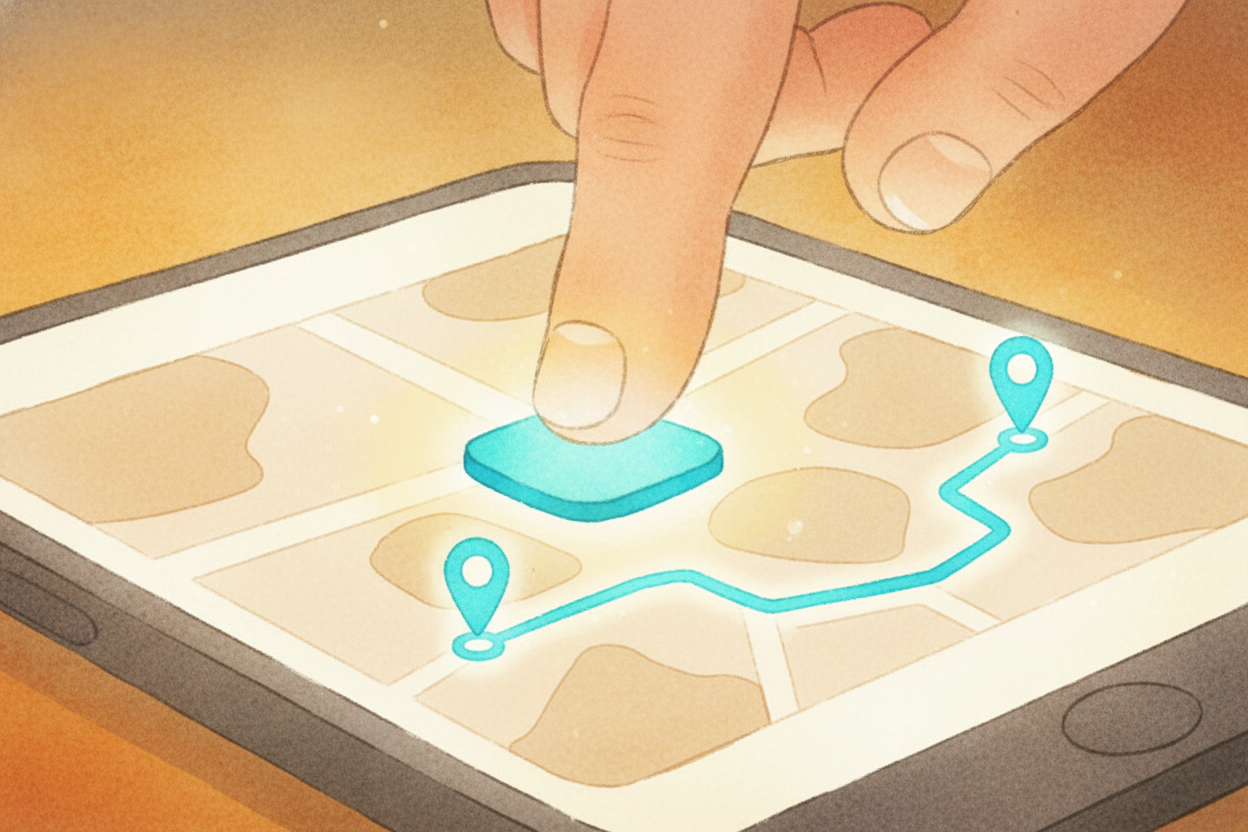 You tap "go" on your phone, and instantly the app announces: "Fastest route found — 23 minutes." ~~How did it do that?~~