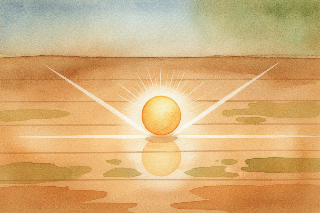 When light hits a smooth surface, it ~~doesn't scatter~~. It bounces in an orderly, tidy way — **like a ball thrown at a