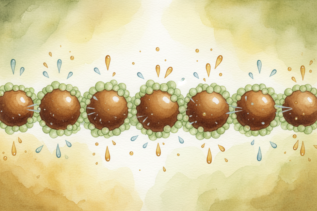 Why is ++Teflon++ so slippery? It's all about how its molecules are built. Teflon is made of long chains of carbon atoms