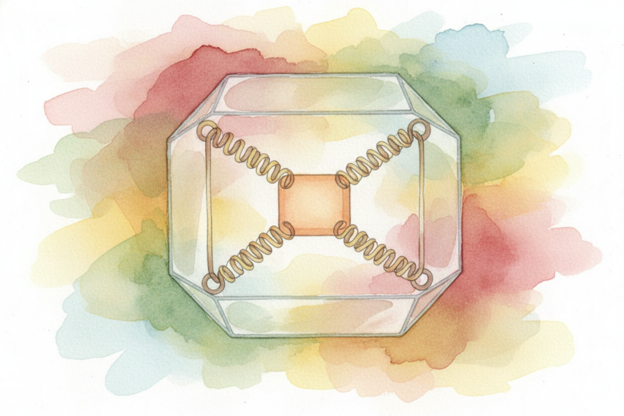 The accelerometer has its own **microscopic "cookie"** — a ~~tiny weight suspended on springs~~ *so small you'd need a p