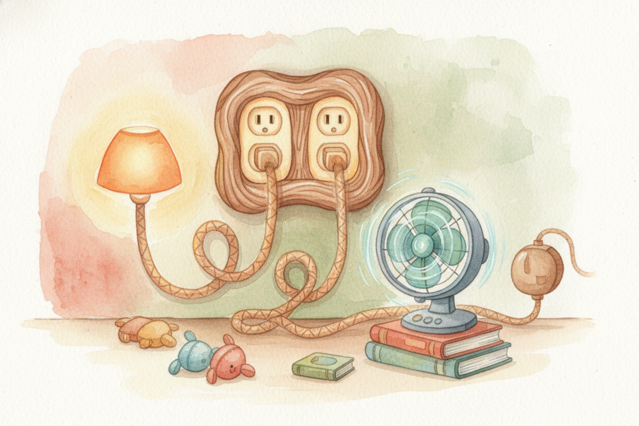 You plug in your phone charger, your lamp, your fan — and electricity just flows. ~~But how does that little outlet in t