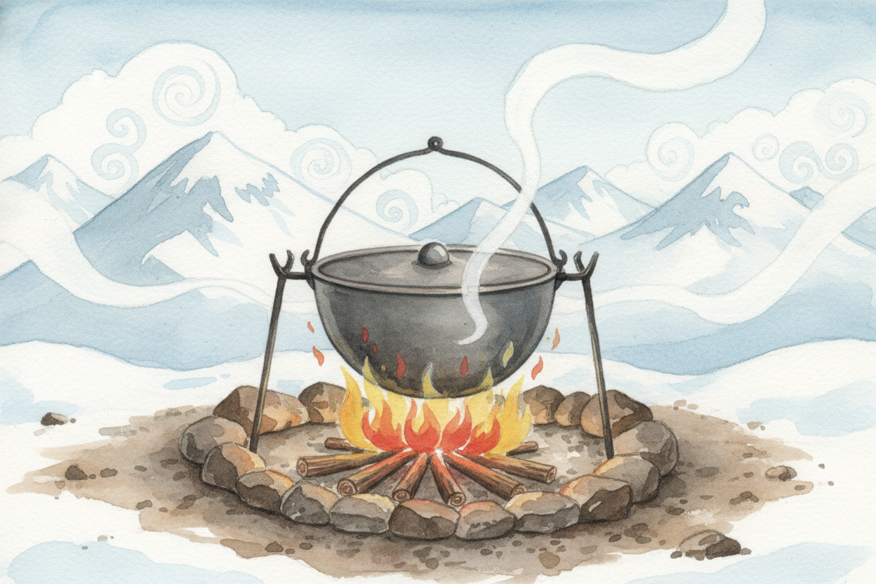 The secret starts with a simple fact: **water doesn't always boil at the same temperature**. Up on a mountain, where the