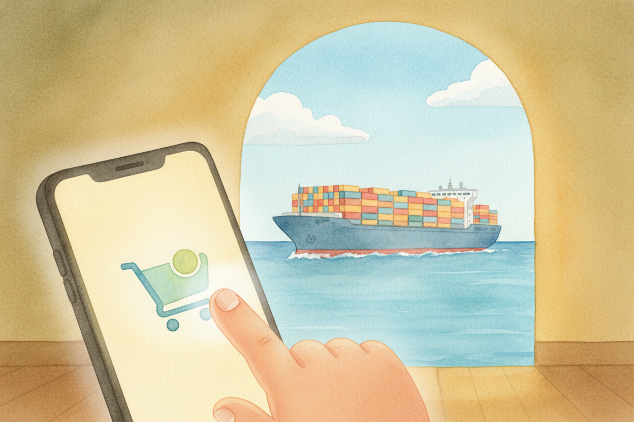 You order something online — ~~click~~ — and a few days later, it arrives at your door. But where was it before? That sm