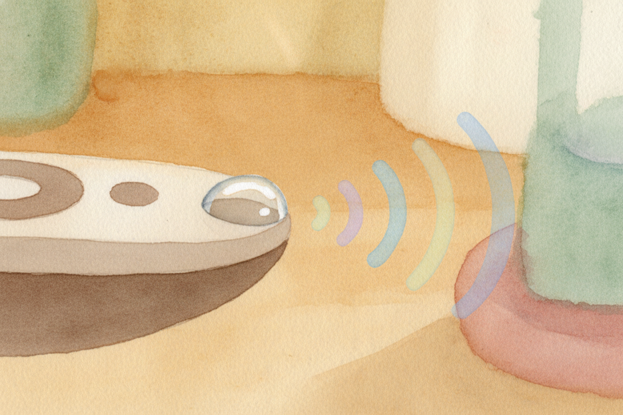 Hidden at the front tip of your remote is a tiny lightbulb called an ++infrared LED++. When you press a button, it ~~bli