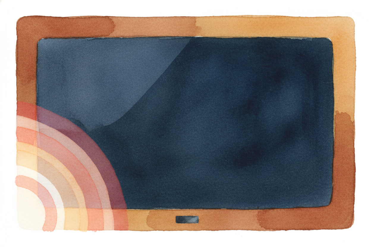 On the front of your TV, usually near the bottom edge, there's a small dark window. Behind it sits a sensor — a tiny det