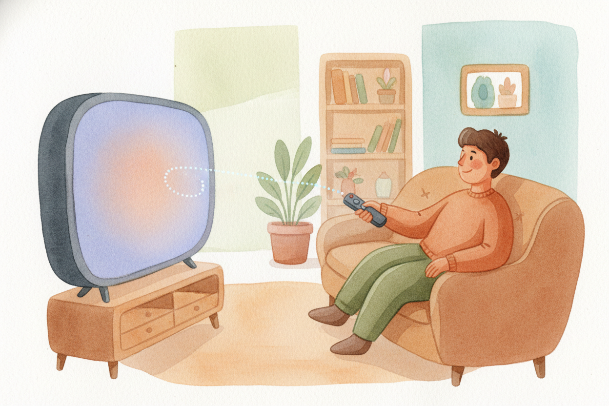 So when you press a button, you're really sending a **secret light message** across the room — ~~one blink-pattern among