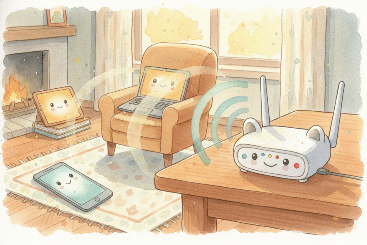 Right now, in your house, a small plastic box is doing something pretty amazing. Your router is taking one internet conn