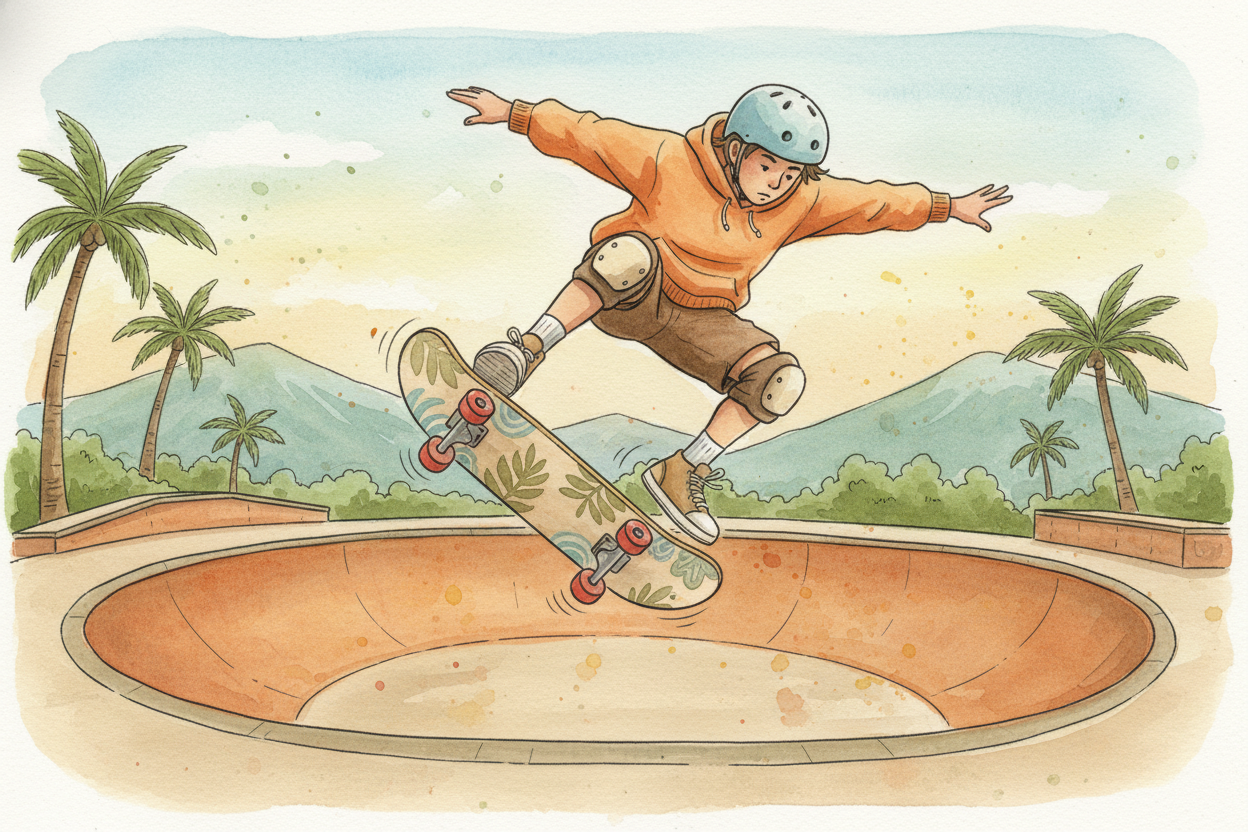 You've seen skaters flip their boards in mid-air, grind down rails, and land tricks that look like they break the laws o