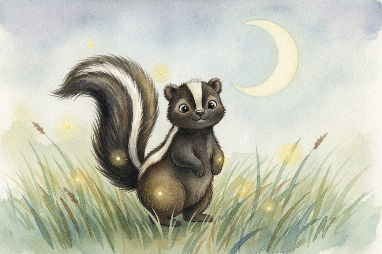 Of all the warning signs in the animal world, the skunk carries ~~the loudest one~~ — and it **doesn't make a sound**. I