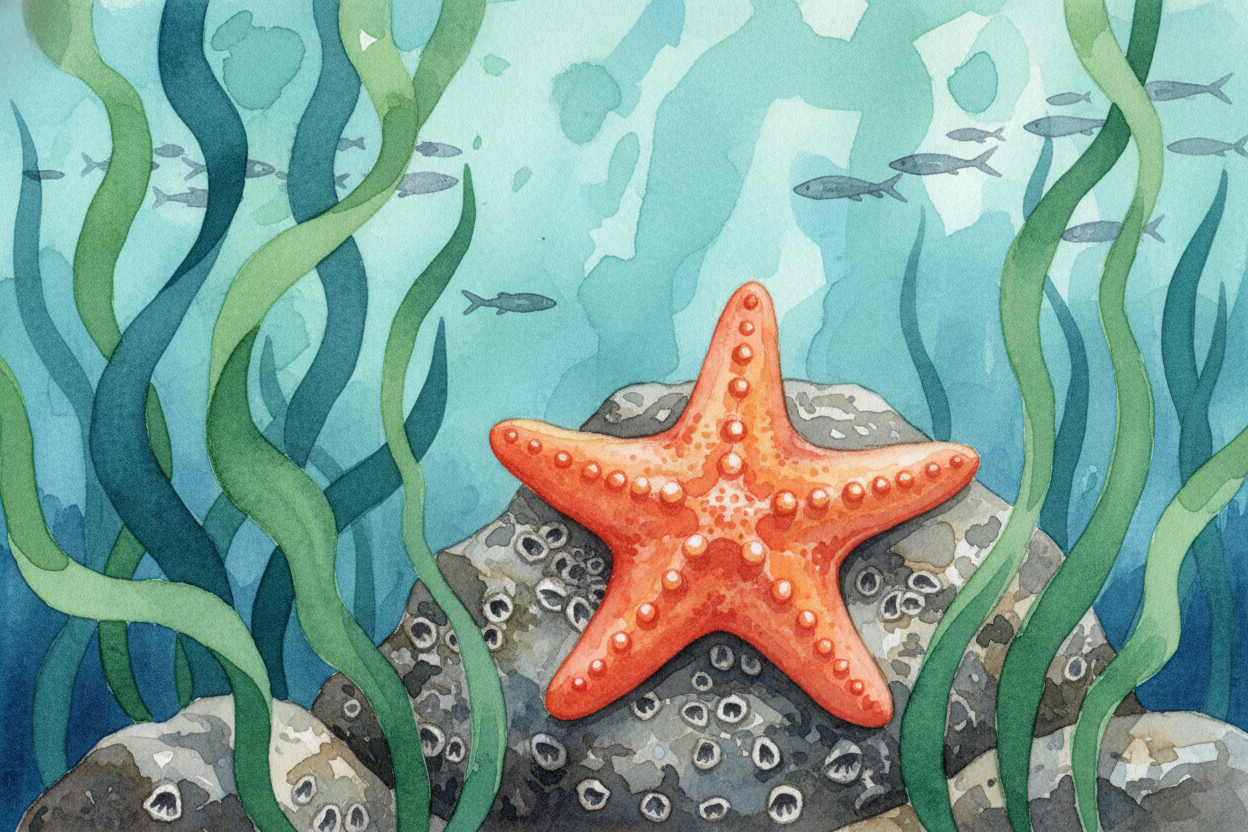 ~~Picture a starfish~~ clinging to a rock at the bottom of the ocean. It looks simple — just five arms and a bumpy body.