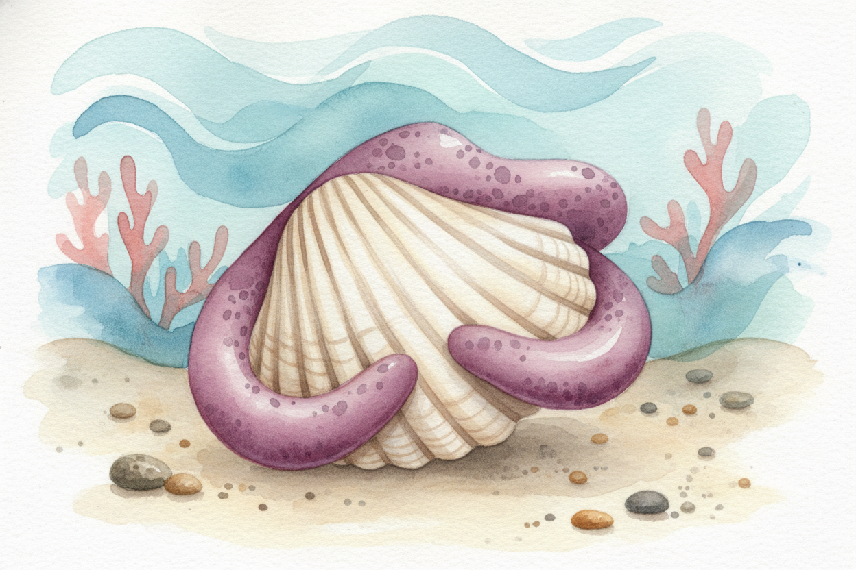 Most animals eat the normal way: food goes in the mouth, down to the stomach. But a starfish often eats things bigger th