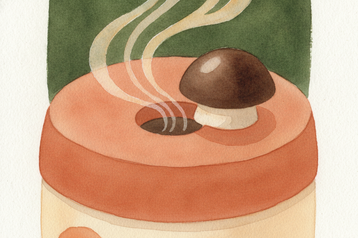 There's just **one tiny leak left**: the lid. ~~Heat can still sneak slowly~~ up through the cap and the seal, _the one 