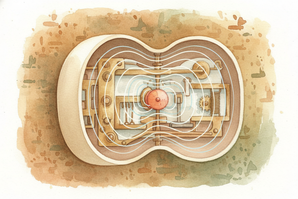 Inside that thermostat is a tiny sensor that does **one job**: it measures the temperature of the air around it, constan