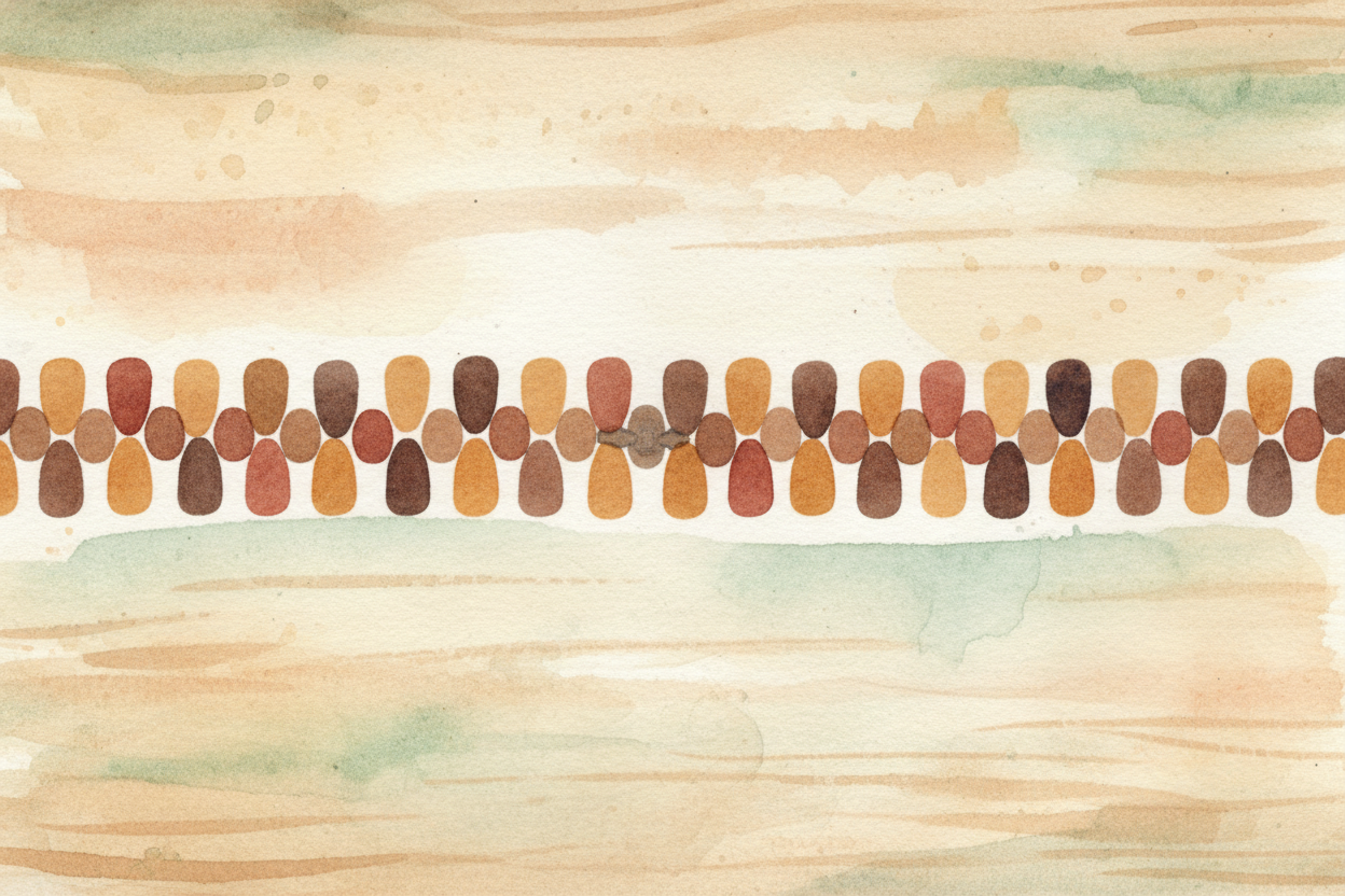 When the zipper's open, the two rows sit side by side, not touching. The teeth on the left face right. The teeth on the 