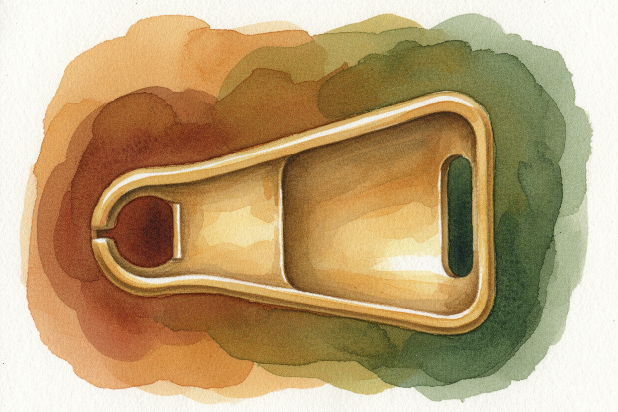 ~~That's where the slider comes in.~~ It's a **tiny wedge-shaped channel**, narrow at the top and wide at the bottom. Wh