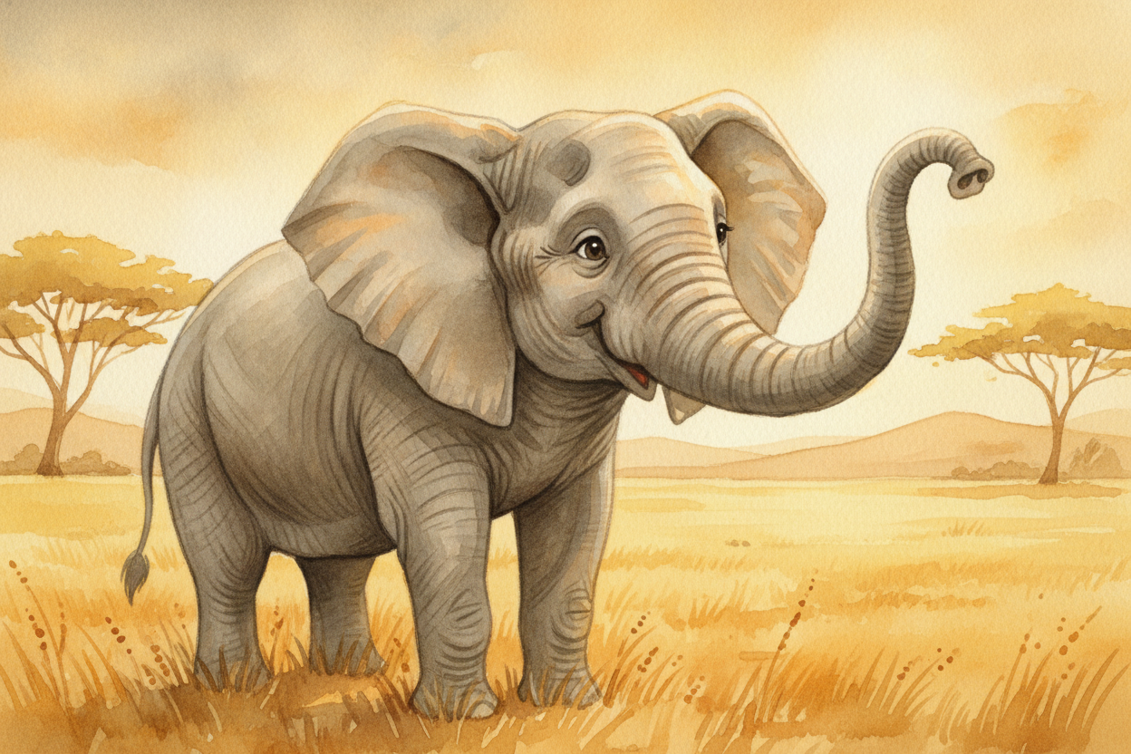 An elephant's trunk looks like **one floppy hose**, but it might be the most versatile tool in the whole animal kingdom.