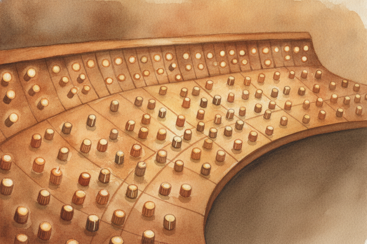 Now meet the learner itself. Inside the AI are millions of tiny number-knobs, called ++weights++. Think of them like the