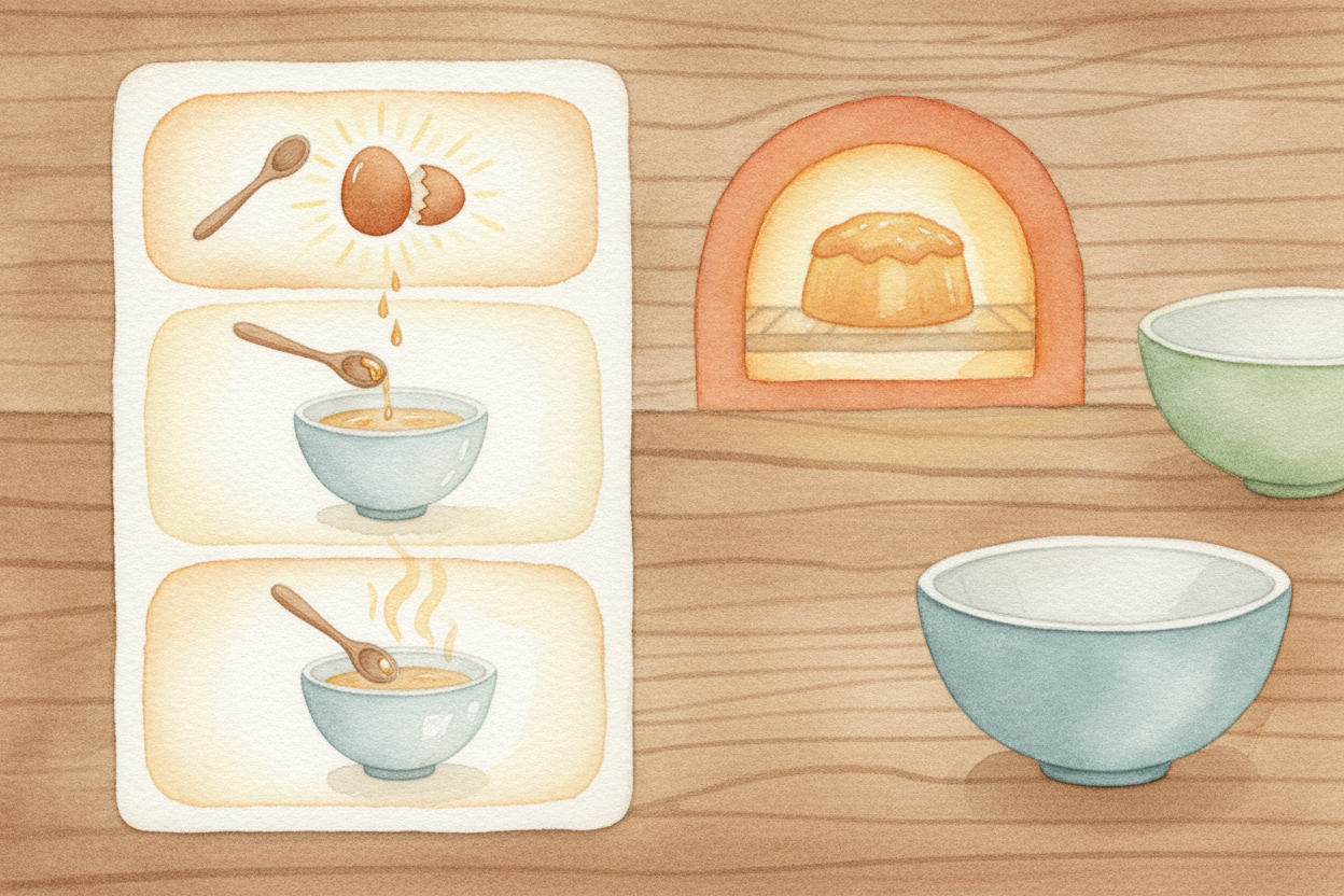 그래서 우리는 모든 일을 **아기 걸음처럼 작은 단계**로 나누어요. 순서대로요. 1단계, 그다음 2단계, 그다음 3단계. 이렇게 *순서가 있는 단계 목록*을 ++알고리즘++이라고 해요. _"레시피"를 멋지게 부르는