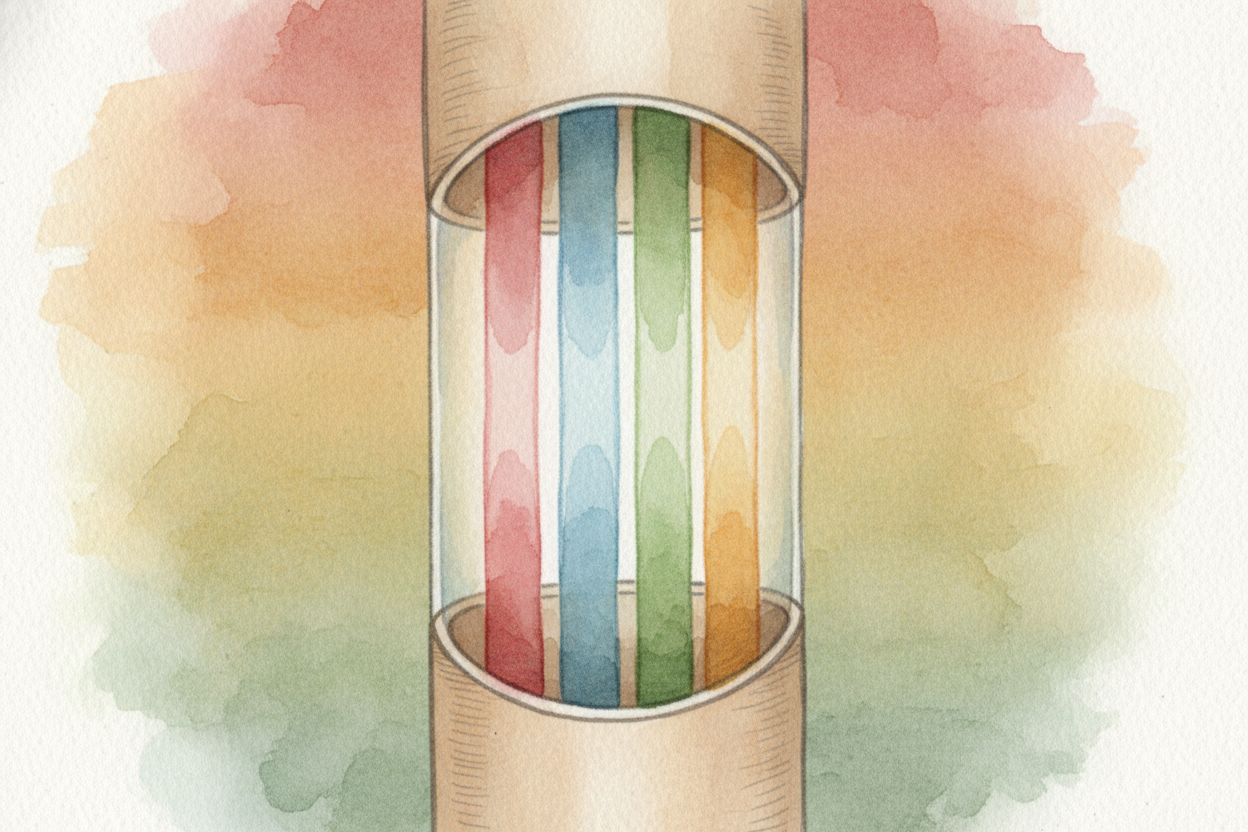 One fiber can carry *more than one conversation at once*. Engineers send multiple colors of light down the same strand —