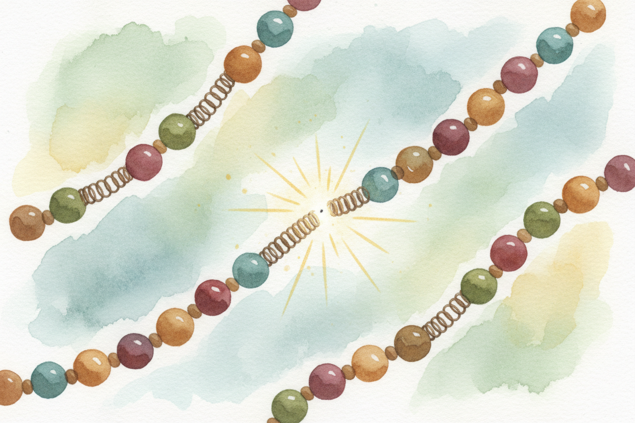 Food is built from ++molecules++ — mostly sugars, fats, and proteins — and those molecules are held together by chemical