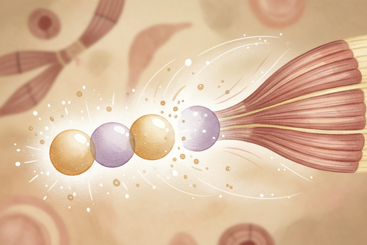 ++ATP++ is your body's **universal energy currency**. It's a molecule with three phosphate groups stuck together **like 