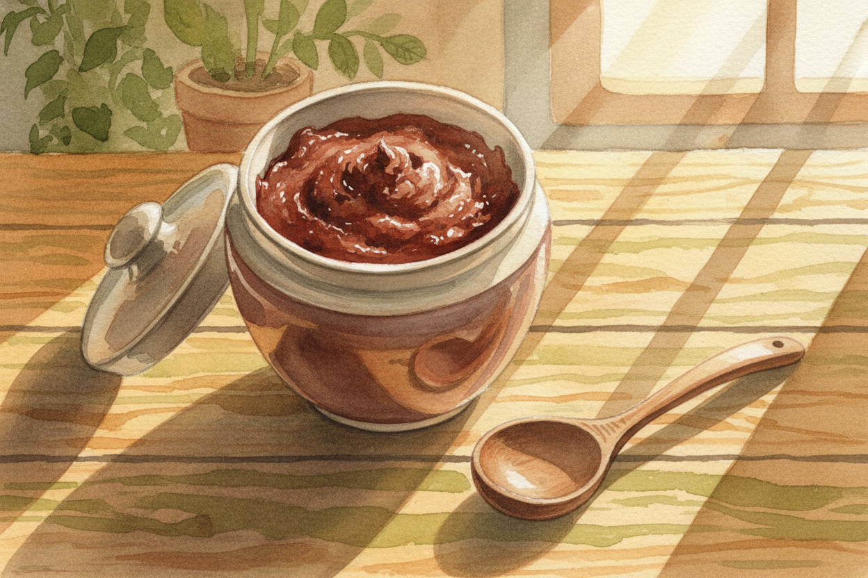 You open a jar of miso — that thick, salty-sweet paste from ++Japan++ — and it tastes deep, like the ocean and roasted n