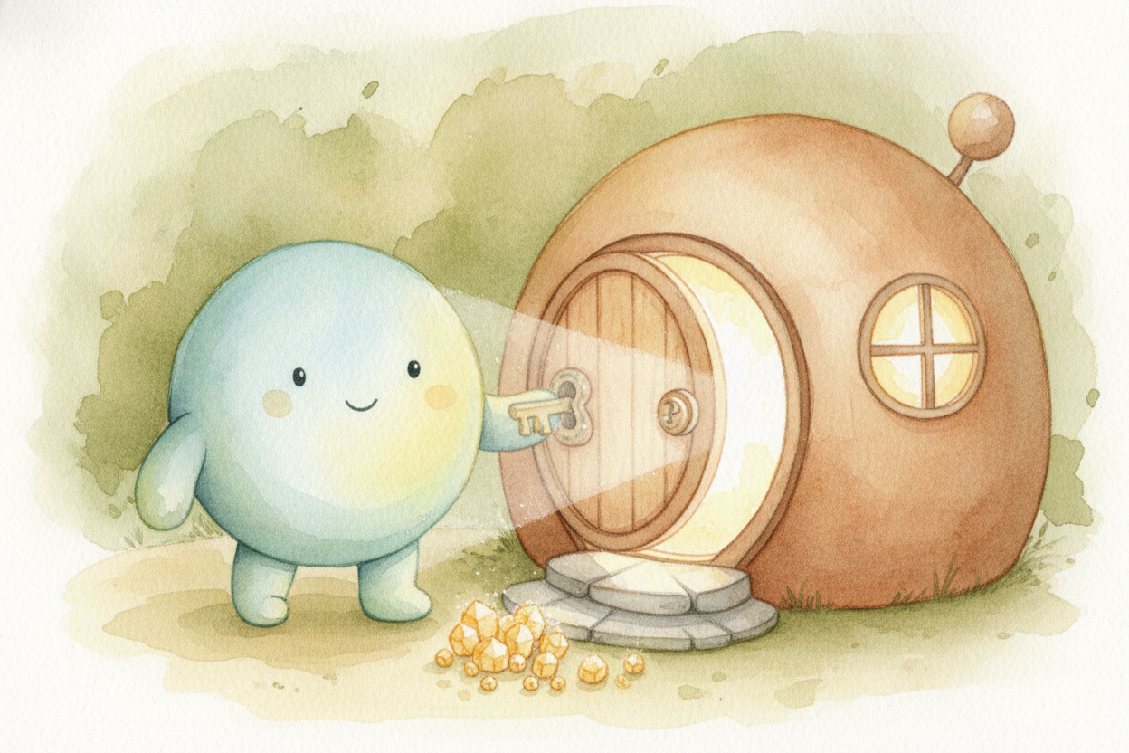 A package can't help if it stays on the doorstep, though. To get glucose inside a cell, you need a key. That key is a ho
