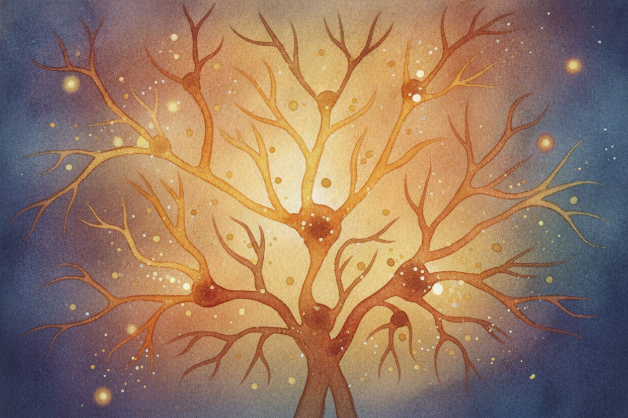 When you experience something — a song, a face, a taste — ~~a whole crowd of neurons light up together~~ at the same mom
