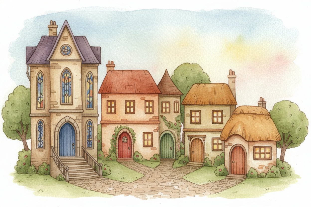 We call these houses "++places++," and every house is worth **ten times** the one to its right. The rightmost house is t
