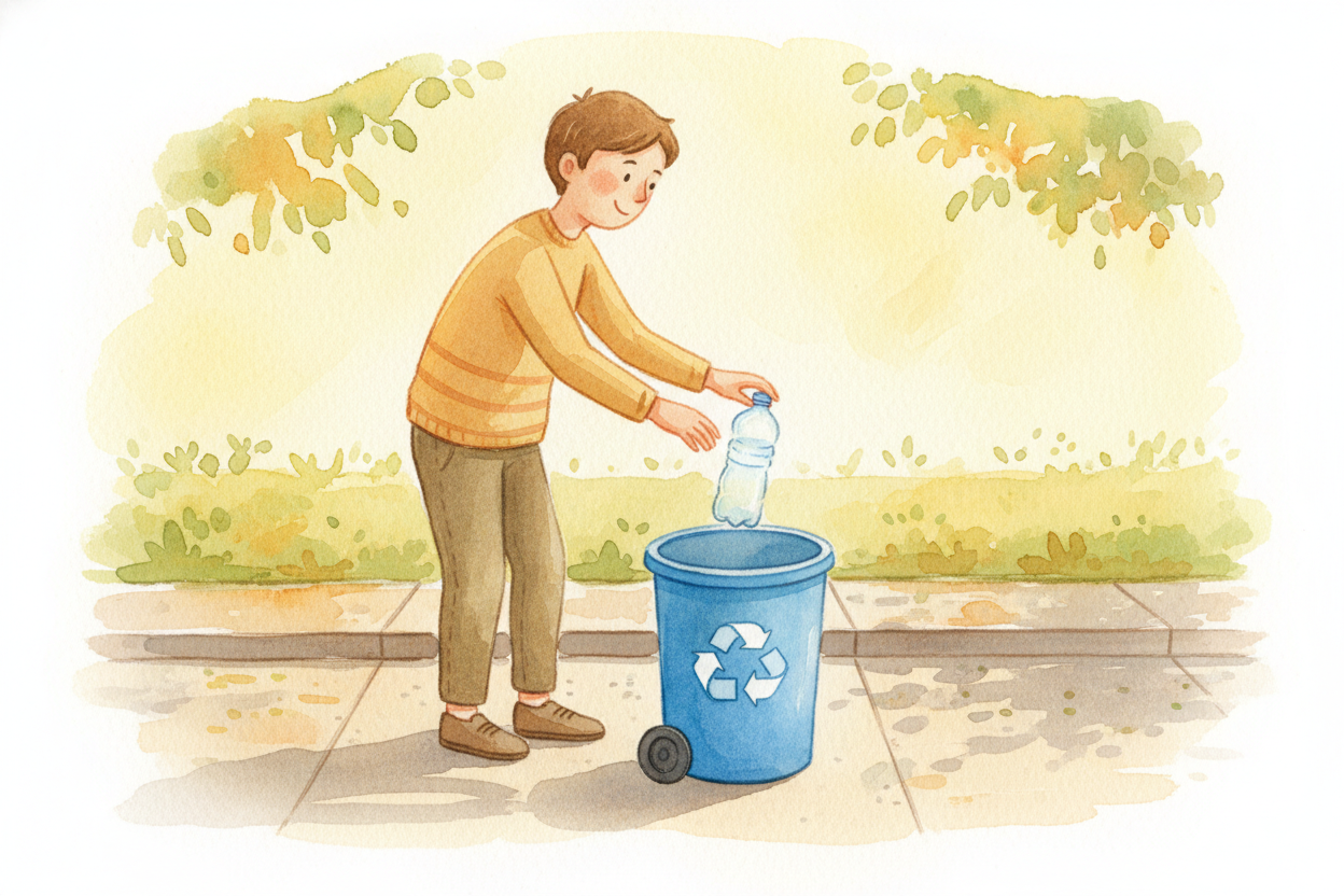 You toss a plastic bottle into the blue bin and it vanishes from your life. ~~But where does it actually go?~~ Does it j