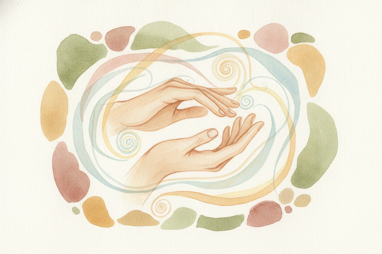 ~~Here's the first surprise:~~ sign language isn't just spelling words in the air with finger shapes. It's a **complete 