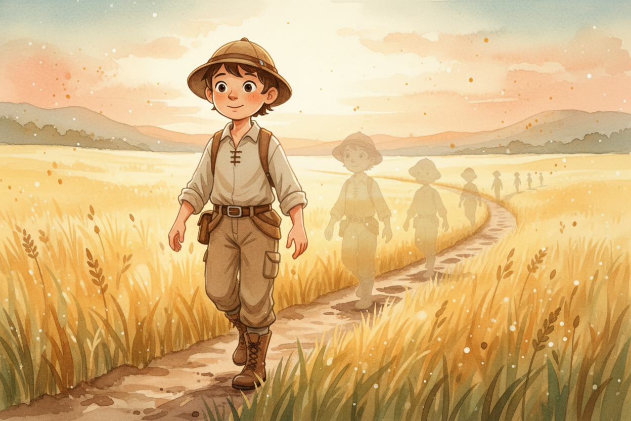 ~~여기서 중요한 부분은 이거야.~~ 두 뉴런이 동시에 신호를 보내면, 그 둘 사이의 연결이 **더 강해져.** **풀밭을 가로질러 걷는 것과 비슷해.** 처음에는 키 큰 풀을 헤치고 가야 해서 힘들어. 하지만 같은
