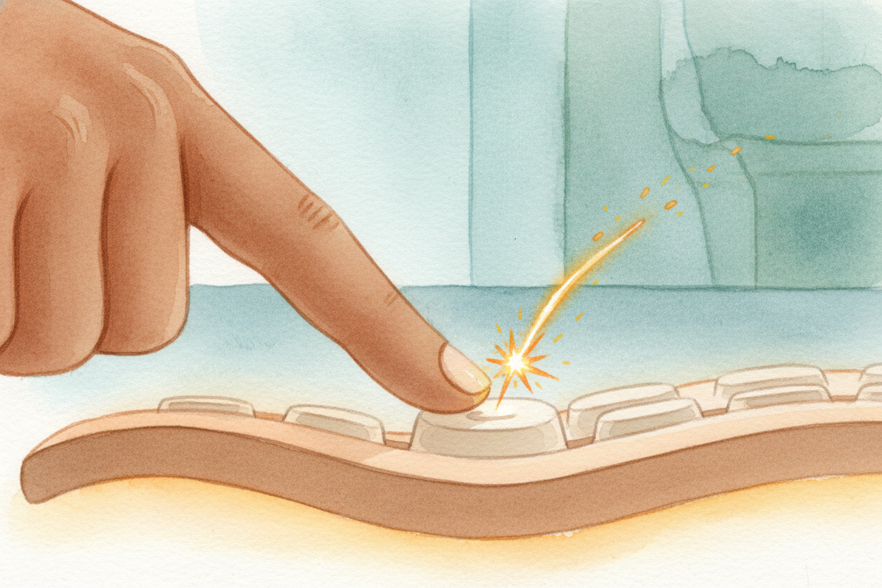 You press a key, and ~~boom~~ — a letter appears on your screen. Seems instant, right? But between your finger and that 