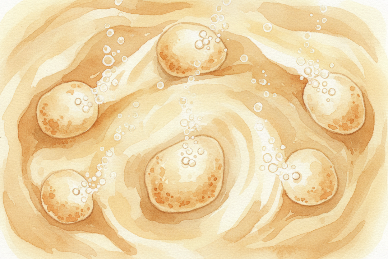 ~~What the yeast can't use, it burps out.~~ Specifically, it releases **carbon dioxide gas—the same stuff you breathe ou