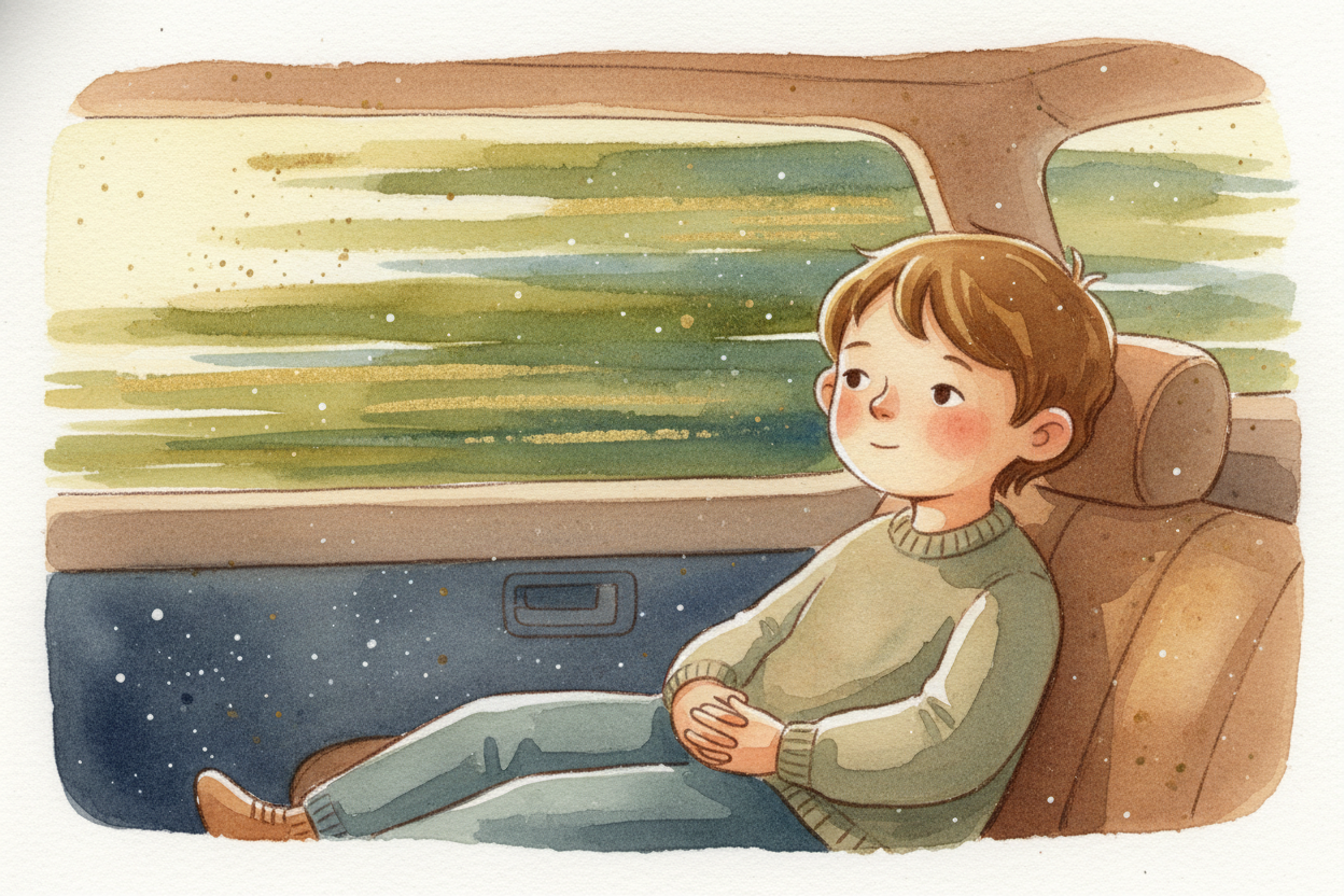 ~~So why don't you feel any of this?~~ Because **motion only feels like motion when it changes**. When you're in a car g