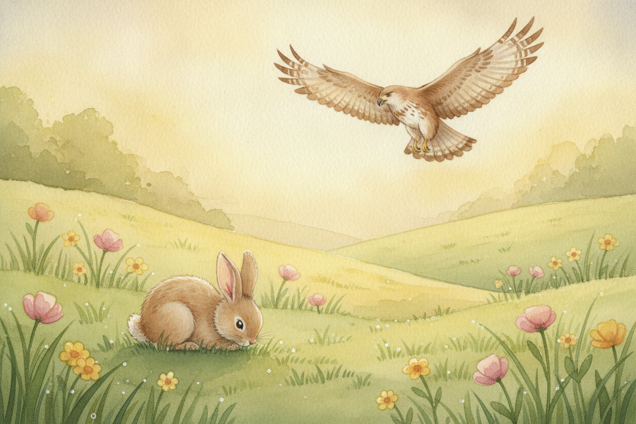 ~~Picture a meadow at breakfast time.~~ **Everybody is eating somebody.** The question is just: who's eating whom, _and 