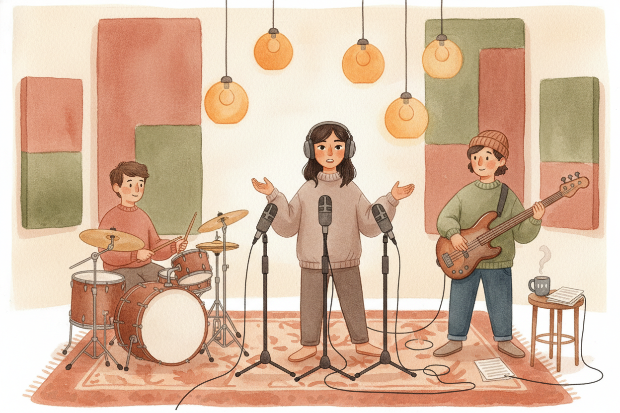 ~~But a song isn't finished~~ when the words and melody exist. Now comes the **arrangement** — deciding what instruments