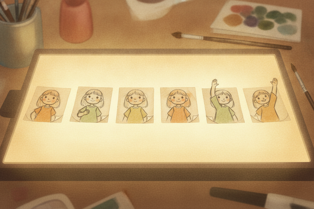 Animators use this trick on purpose. To make one second of smooth motion, they draw a whole pile of pictures — often aro