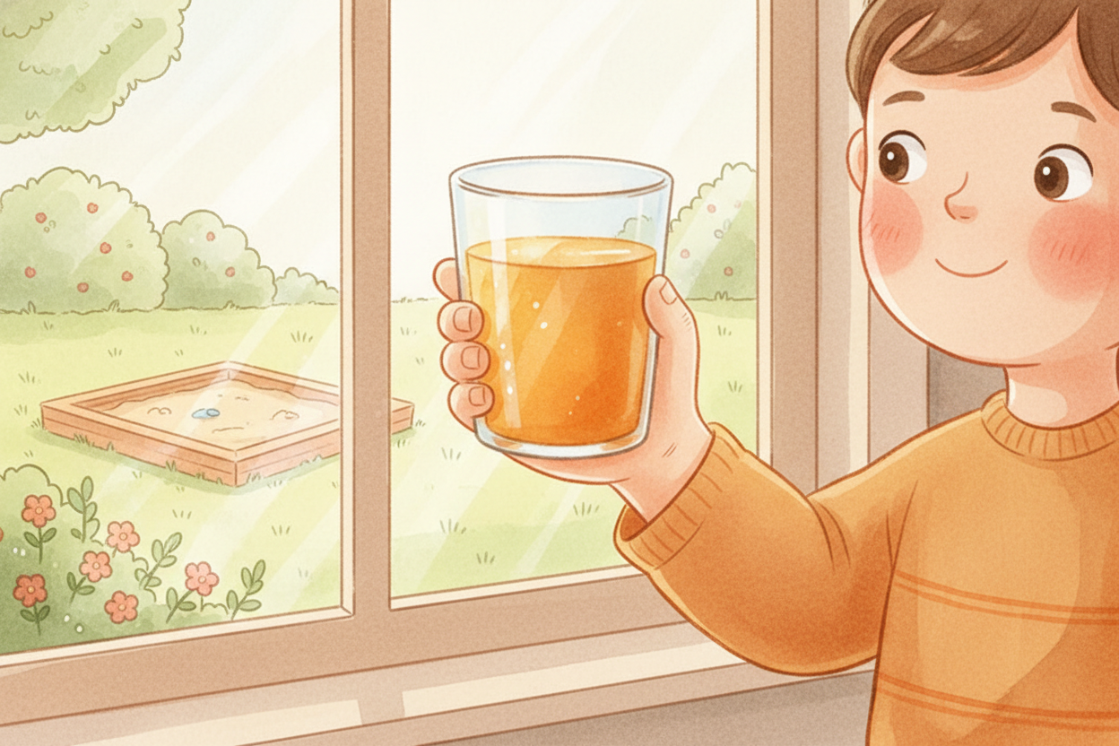 ~~So the next time~~ you look through a window or drink from a glass, remember: you're touching sand that was melted **h