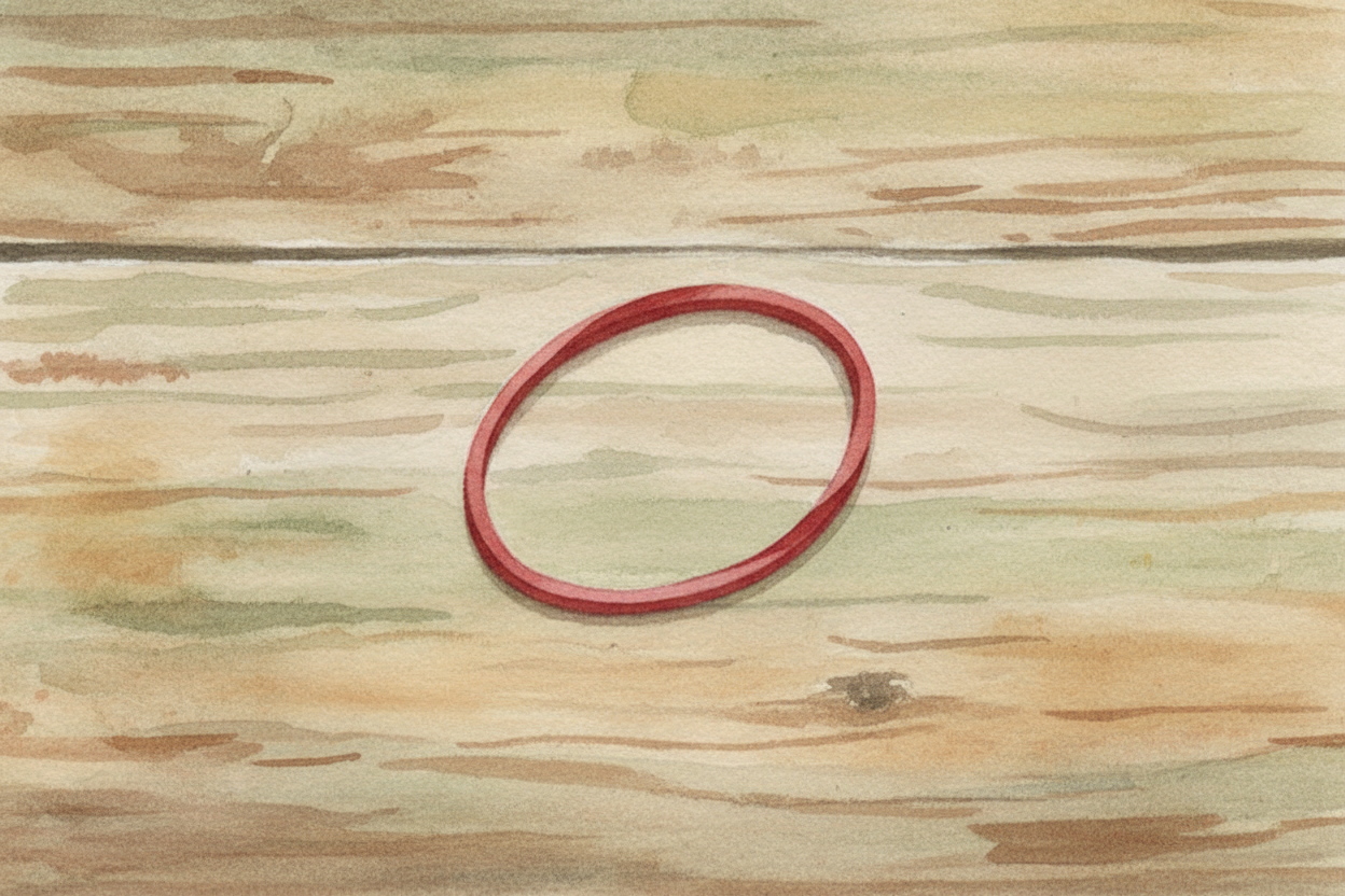 That's why rubber **always returns to its original size**. The polymers _remember their tangled shape_, and the cross-li