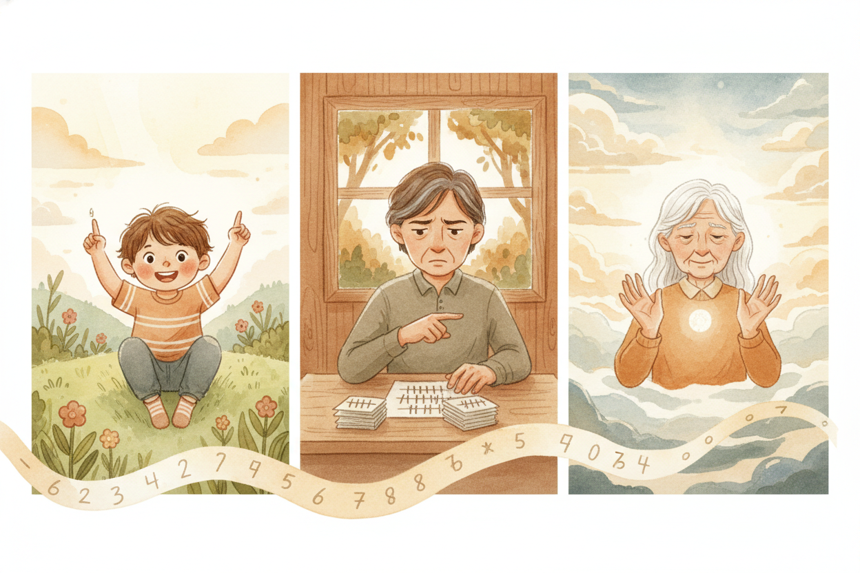 **Ninety-five years** is longer than most people live. You'd start as a child, count through your entire adult life, and