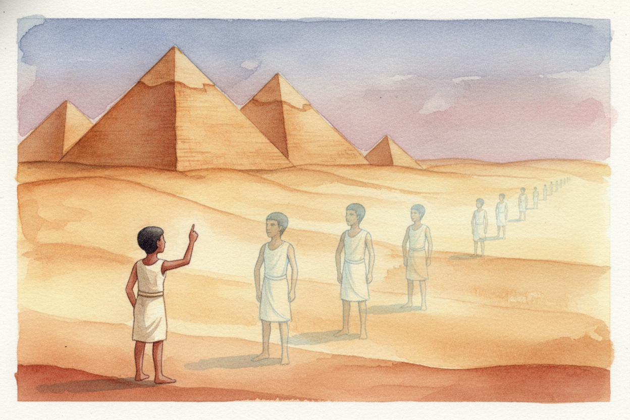 Just to put that in perspective: if you started counting when the ++pyramids of Egypt++ were built, **4,500 years ago**,